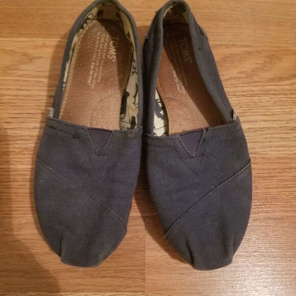 TOMS slip on flats Blue/gray - Picture 3 of 8